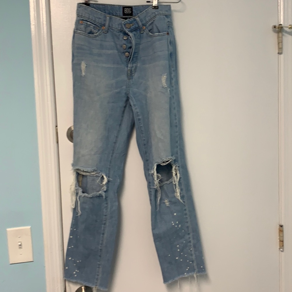 BDG slim straight urban outfitters button fly